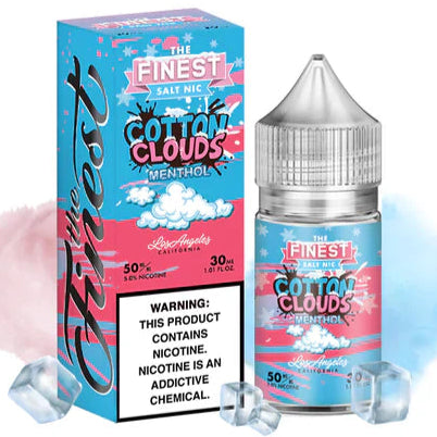 The Finest Salt Menthol Cotton Clouds Menthol (50mg Salt Nic, 30mL) Smoke & Vape Shops The Finest Salt Menthol Cotton Clouds Menthol (50mg Salt Nic, 30mL) Smoke & Vape Shops