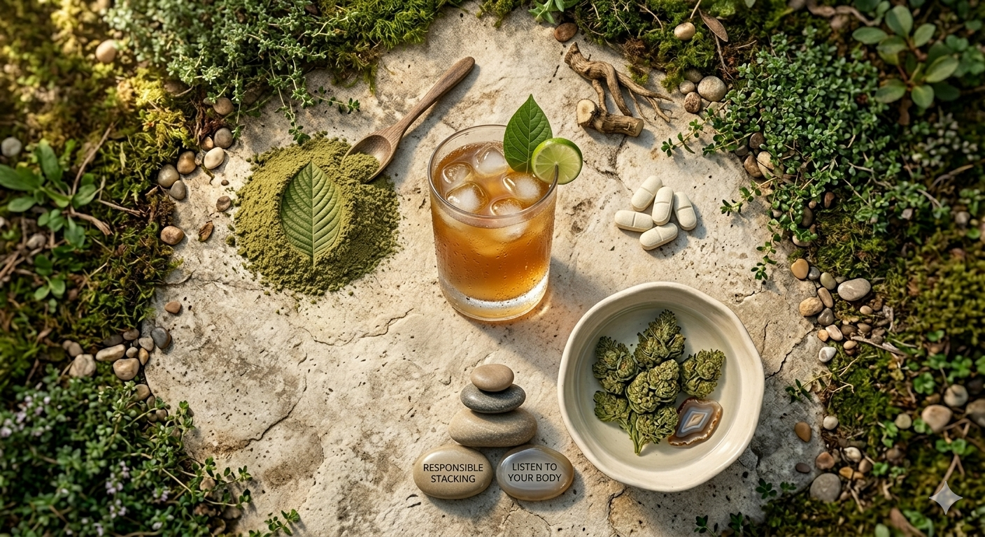 Safety, Stacking, and Responsible Use of THCA, Kratom, and Kava Together