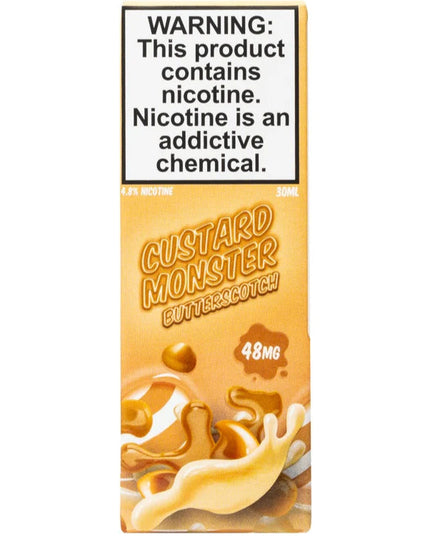 Custard Monster Salts – Butterscotch (48mg Salt Nic, 30 mL)