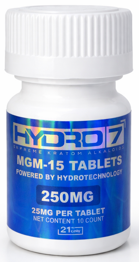 MGM 15 Kratom Extract Capsules 250mg