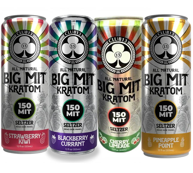 Club 13 BIG MIT Kratom Seltzer – 150mg