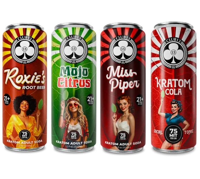 Club 13 - 75mg Kratom Soda Seltzer