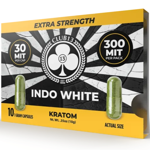 Club 13 Indo White Extra Strength 10 Caps