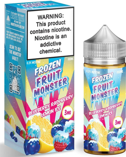 Fruit Monster – Blueberry Raspberry Lemon Ice (3mg Freebase, 120mL)