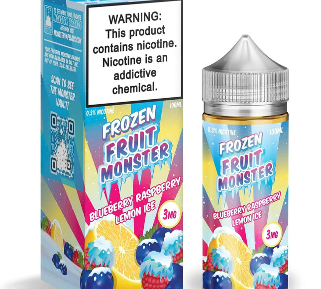Fruit Monster – Blueberry Raspberry Lemon Ice (3mg Freebase, 120mL)