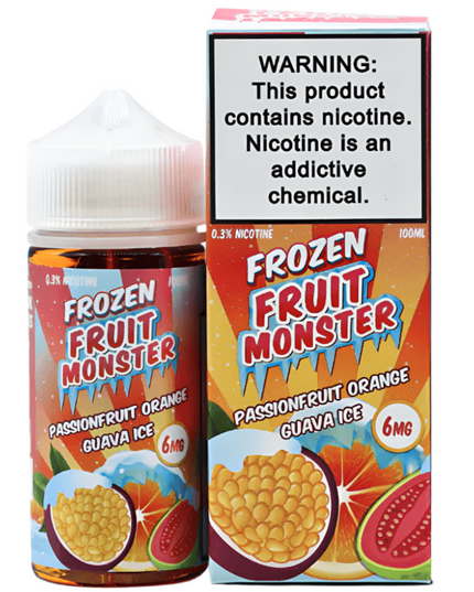 Fruit Monster – Passionfruit Orange Guava Ice (6mg Freebase, 120 mL)