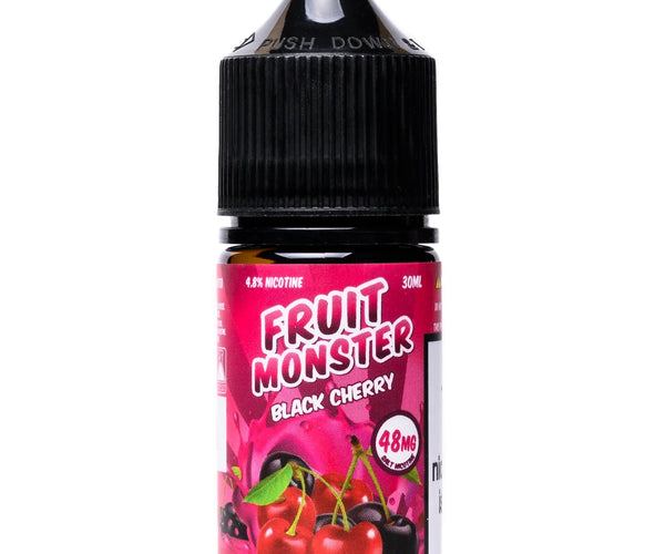 Fruit Monster Salts – Black Cherry Ice (48mg Salt Nic, 30mL