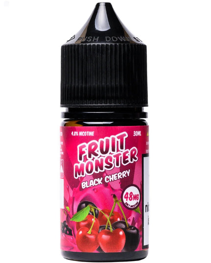 Fruit Monster Salts – Black Cherry Ice (48mg Salt Nic, 30mL)