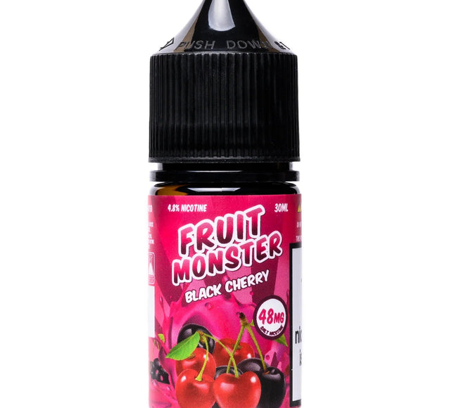 Fruit Monster Salts – Black Cherry Ice (48mg Salt Nic, 30mL)