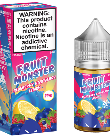 Fruit Monster Salts – Blueberry Raspberry Lemon (24mg Salt Nic, 30mL)