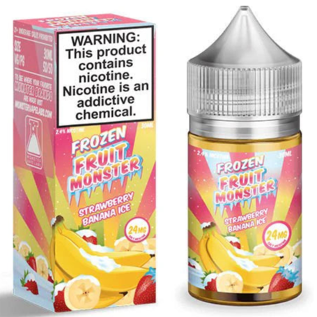 Fruit Monster – Strawberry Banana Ice (24mg Freebase, 120 mL)
