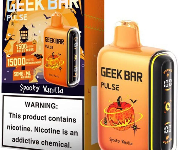 Geek Bar Pulse 15000 – Spooky Vanilla (Halloween Edition) – Smoke & Vape  Shops