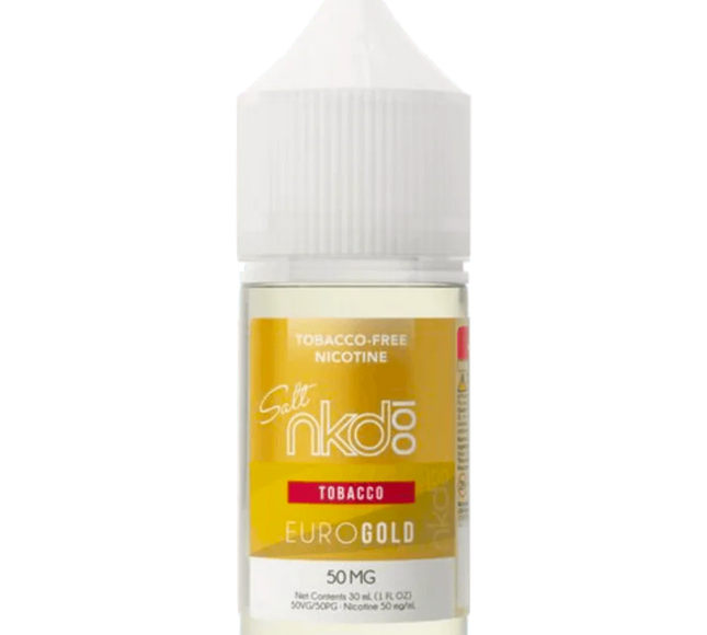 Naked Salts – Euro Gold (50mg Salt Nic, 30 mL)