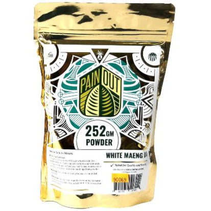 Pain Out White Maeng Da Kratom Powder – 252 g (Approx. 8.9 oz)