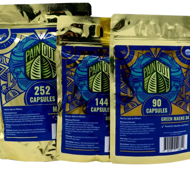 Pain Out Green Maeng Da Kratom Powder – 252 g