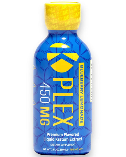 Profiler Whyte’s K‑Plex Liquid Kratom Extract Shot – Blueberry Lemonade (450 mg, 60 mL)
