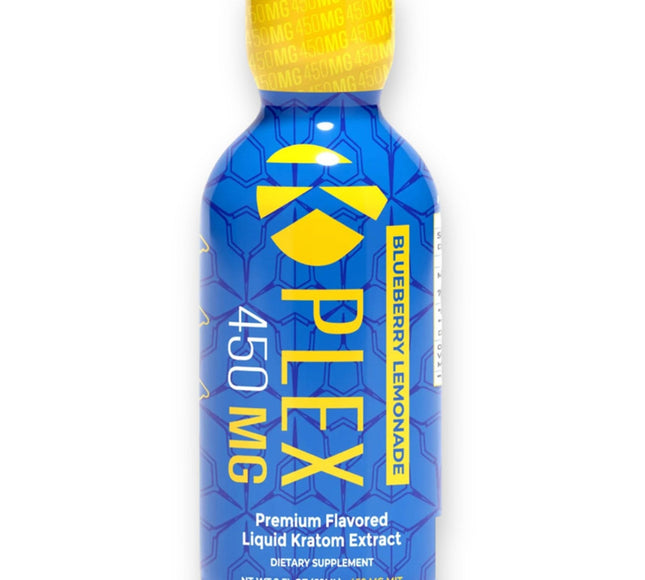 Profiler Whyte’s K‑Plex Liquid Kratom Extract Shot – Blueberry Lemonade (450 mg, 60 mL)