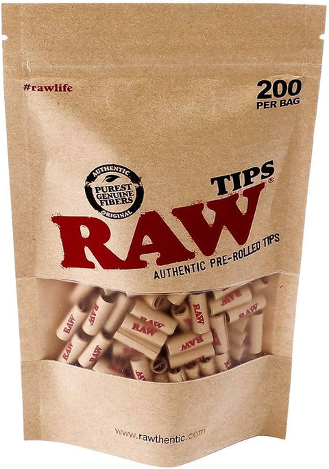 RAW - 200 Count Pre-Rolled Tips