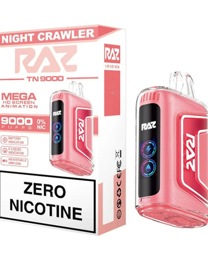Raz TN9000 Night Crawler Zero Nicotine
