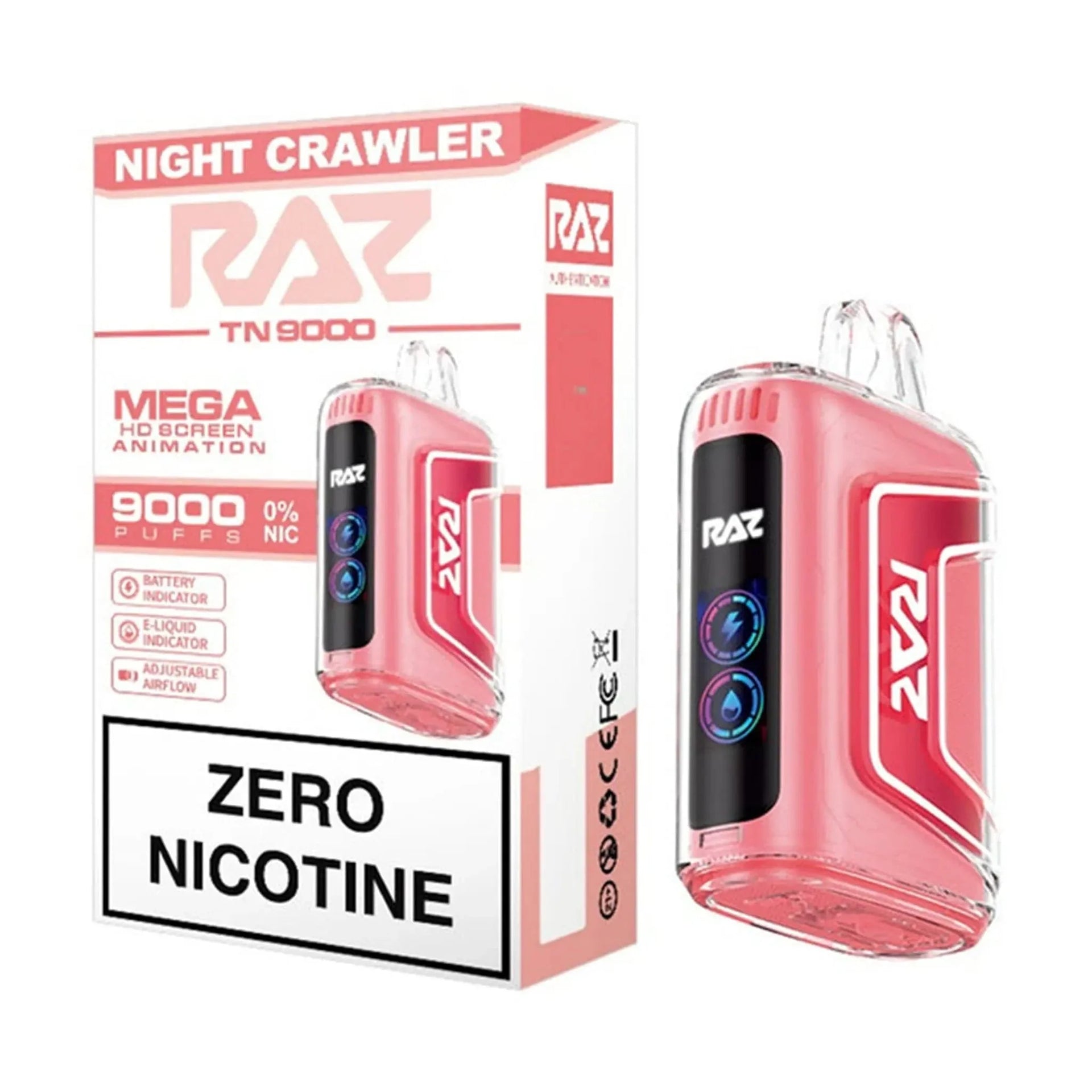 how much is elf bar vape Raz TN9000 Night Crawler Zero Nicotine – Smoke & Vape Shops