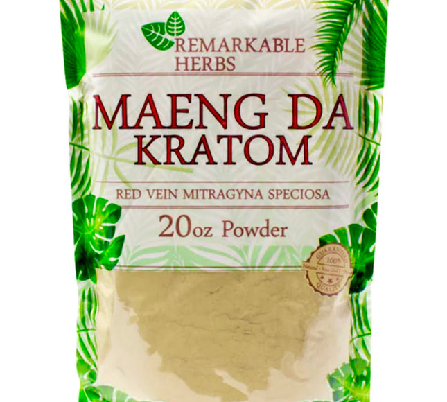 Remarkable Herbs Red Vein Maeng Da Kratom Powder – 20 oz (567 g)