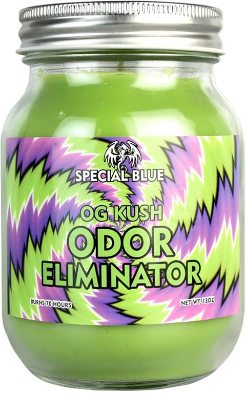 Special Blue Odor Eliminator Candle