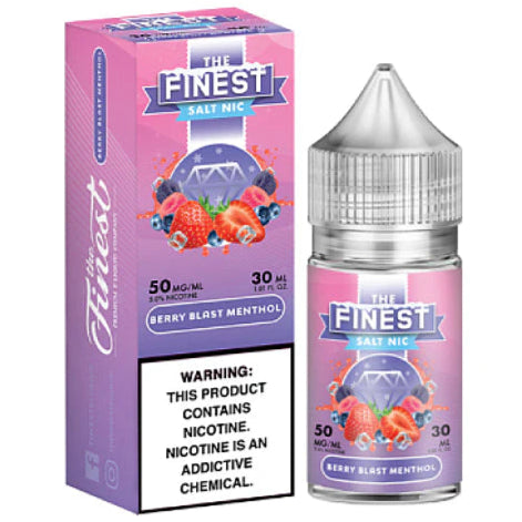 The Finest Salt Menthol – Berry Blast Menthol (50mg Salt Nic, 30 mL)