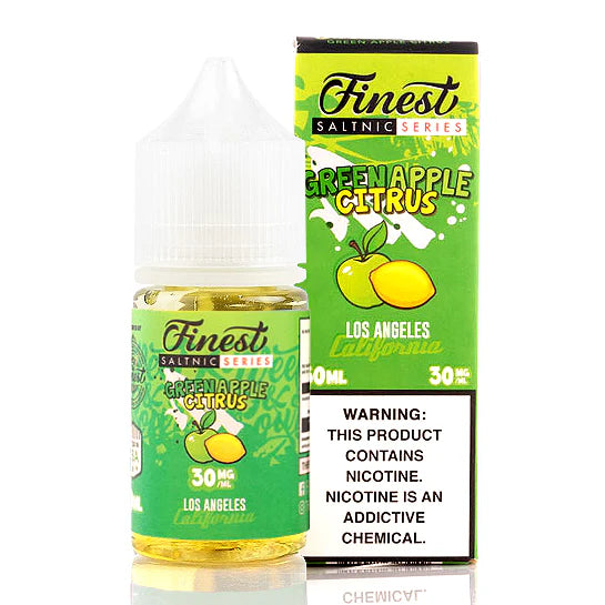 The Finest – Green Apple Citrus (30mg Salt Nic, 30 mL)