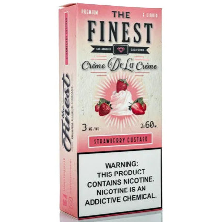The Finest – Strawberry Custard (3mg Freebase, 120 mL)