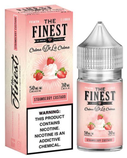 The Finest Salt Nic – Strawberry Custard (50mg Salt Nic, 30 mL)