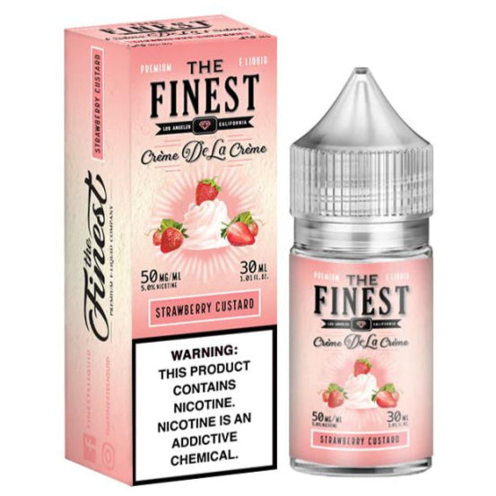 The Finest Salt Nic – Strawberry Custard (50mg Salt Nic, 30 mL)