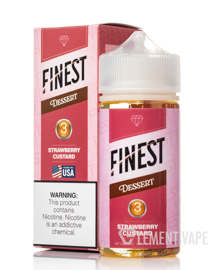 The Finest – Strawberry Custard (6mg Freebase, 120 mL)