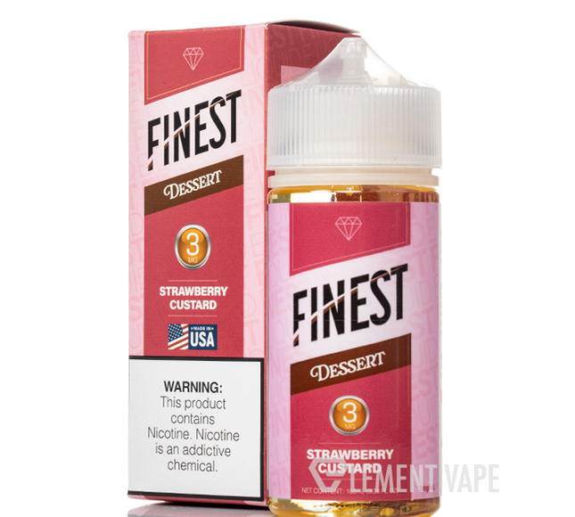 The Finest – Strawberry Custard (6mg Freebase, 120 mL)
