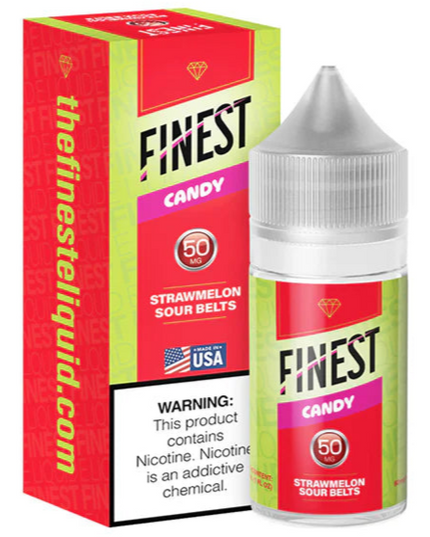 The Finest – Straw Melon Sour Belts (50mg Salt Nic, 30 mL)