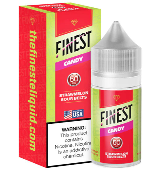 The Finest – Straw Melon Sour Belts (50mg Salt Nic, 30 mL)