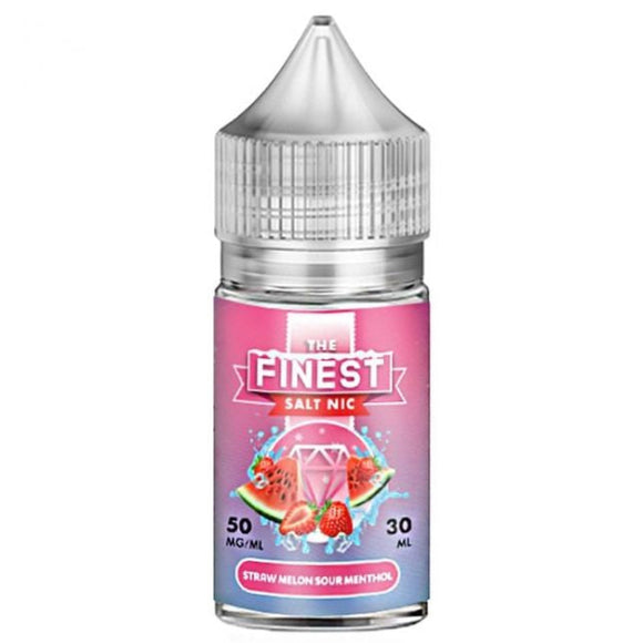The Finest Sweet & Sour Menthol – Straw Melon Sour Belts Menthol (50mg Salt Nic, 30 mL)