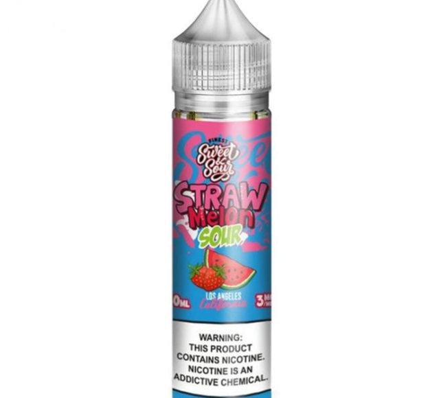 The Finest Sweet & Sour Menthol – Straw Melon Sour Menthol (0mg Freebase, 120 mL)