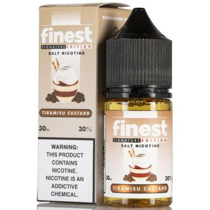 The Finest Salt Nic – Tiramisu Custard (50mg Salt Nic, 30 mL)