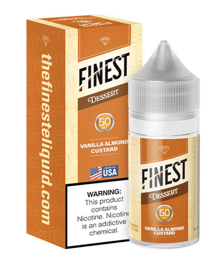 The Finest Salt Nic – Vanilla Almond Custard (50mg Salt Nic, 30 mL)