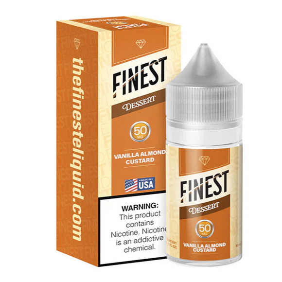 The Finest Salt Nic – Vanilla Almond Custard (50mg Salt Nic, 30 mL)