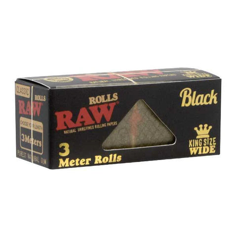 RAW - Black 3 Meter Rolls