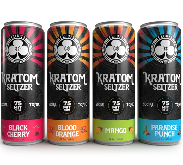 Club 13 Kratom Seltzer – 75mg