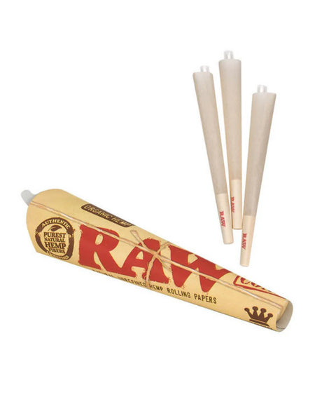 RAW - King Size 3 Count Classic Cones